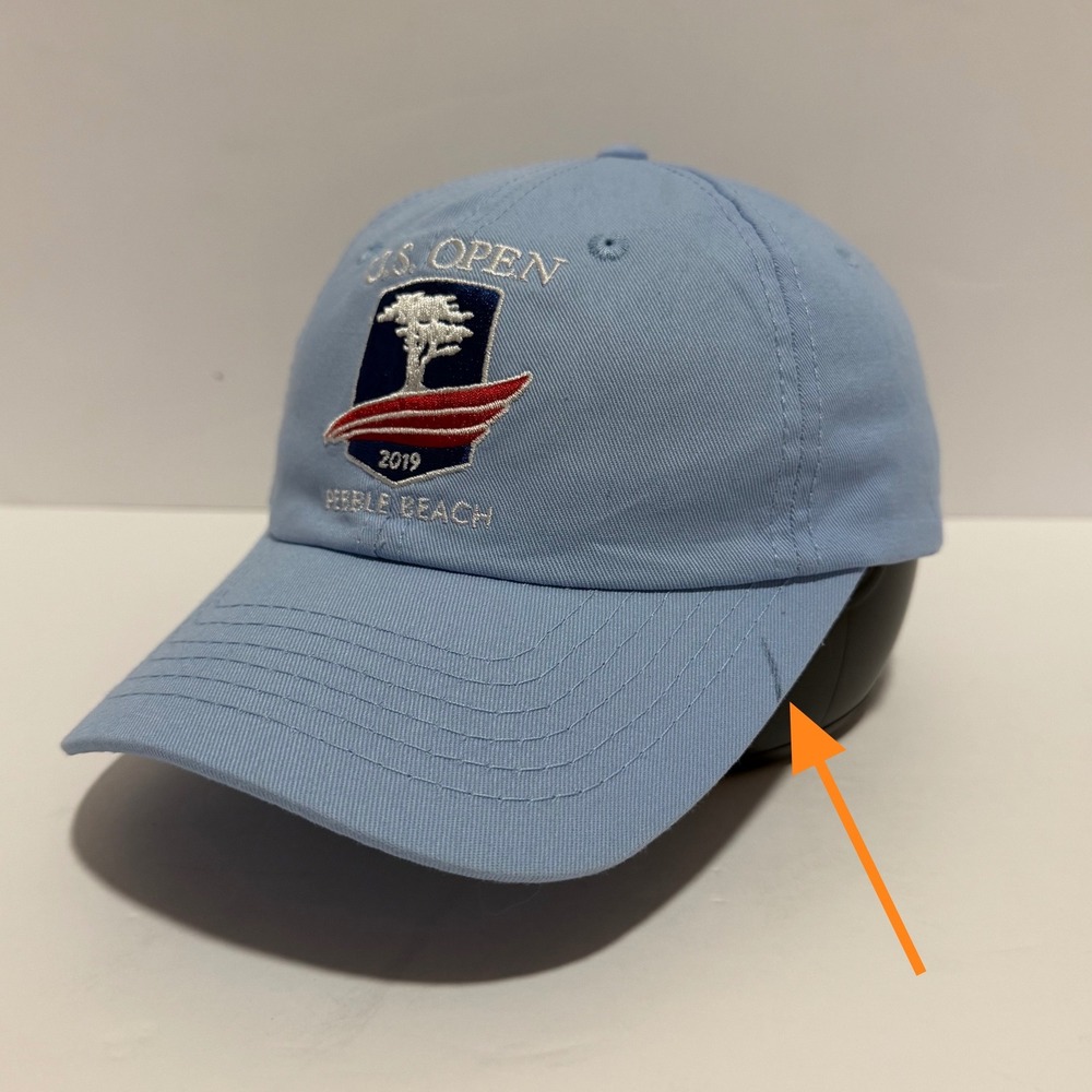 USGA 2019 US Open Pebble Beach Member Hat Light Blue Adjustable‎ Golf Cap